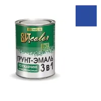 Грунт-эмаль по ржавчине 3 в 1 ВИТ color (синяя 0,8 кг  "ЦАРИЦЫНСКИЕ КРАСКИ")