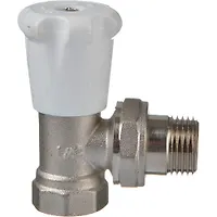 Кран для радиатора угловой 1/2" с ручной регулировкой TeRma