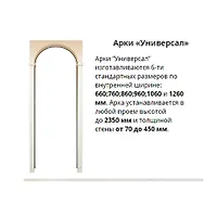 Арка Универсал (мил.орех  до 30 см)  г.Пенза