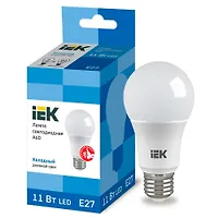 Лампа светодиодная Iek ECO A60 шар 11Вт 230В 6500К E27