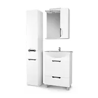 Тумба Belvento QUADRO 60 (под умыв. Балтика  60) белый "VELVEX"