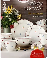 Набор столовый 4/16 2, Scarlet SX40-HF