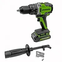 24В Дрель-шуруповерт ударная аккумуляторная Greenworks GD24DD140 (без АКБ и ЗУ)