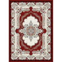 Ковер "OSCAR" 150*230 овал. - F060A RED/RED