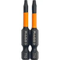 554145 Набор бит торсионных TORX T10 S2 х 50 мм 2шт. RAGE by VIRA