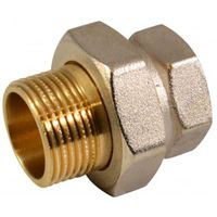 Соединитель с накид. гайкой прямой 1/2'' г/ш CTM