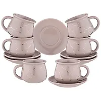 Чайный набор на 6 пр коллекция "Золотой мрамор" 270 mл 13,5*12,4*7,9см 155-701
