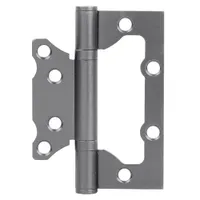 ISPARUS Петля накл. ун. 800-4" FHP (светлый графит) без колп.(100х74х2,5) арт.20036 Нора-М (100/20)