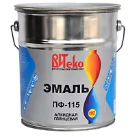 Эмаль ПФ-115 (Черная 5 кг "Витеко")