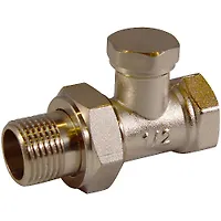 Запорный клапан для радиатора прямой 3/4" CTM