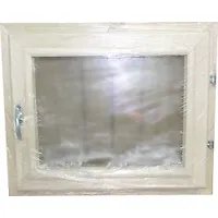 Форточка банная липовая 0,50*0,60