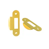 Ответная планка 504.18 (золото) (80мм) с заходом арт.8577 Нора-М