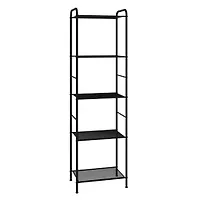 Стеллаж "Валенсия 15" VALENCIA 15 Shelf rack Черный 45,5х30х155,5см ЗМИ СТВ15Ч