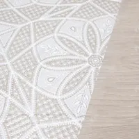 033 white Клеенка ПВХ в рулоне LACE(Муза) 1,32*22 м