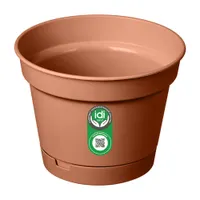Горшок цветочный "Mint" D185мм, 2,3л с поддоном (терракотовый) 6120