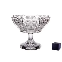 Ваза сервировочная на ножке D20 H16 п/уп, хрустальное солнце 7224BLBX