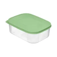 Контейнер для продуктов "Verona" прямоугольный 0,17л с гибкой крышкой зеленый 1347