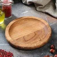 Тарелка для подачи блюд "Скандинавия", 20 см, массив дуба арт.4694891 г.Екатеринбург