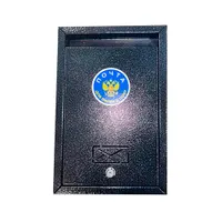 Ящик почтовый ТермМикс перфорация конверт с внутренним замком(серебро), мет 0,6мм,В*Ш*Г 370*245*67мм
