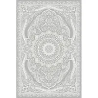 Ковер KUMSAL 2,0х4,0 овал Q756A GRAY / GRAY