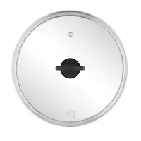 Крышка стеклянная плоская 24 см Handy Rondell RDA-1686 (BK)