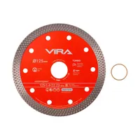 605123 Диск алмазный по керамограниту тонкий X-Type 125мм VIRA, арт. 605123