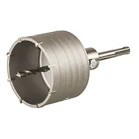 Коронка твердосплавная ПРАКТИКА SDS- Plus ударная 82 мм (1шт.) клипса 035-189