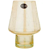 Ваза "Gala cracle amber" высота 24 см 380-642