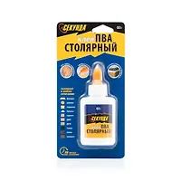 Клей столярный "СЕКУНДА" 60 гр. 12шт на инд. блистере в шоу-боксе (403-073)