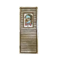 Дверь банная (липа) "состаренная" (с 2Д пано,цветное 2 петли бабочки) 1.80*0.70_по коробке