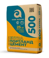 Цемент II/А-П 42,5Н (ГОСТ31108-2020) (М-500) 25кг "Азия Цемент" г.Никольск, паллет