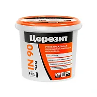 Шпатлевка финишная Церезит IN 90/18 кг PASTA готовая Супербелая 3050199