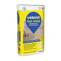 Пол наливной быстротвердеющий Vetonit Фаст 4000 20 кг 3-80мм (1поддон-54шт)