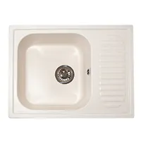 Мойка GranAlliance G-23 (630 х490мм) белая с сифоном