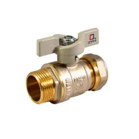 Кран шар. для воды 26x1" ц/ш бабочка CTM CWPM0126