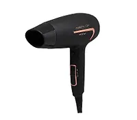 Фен Scarlett SC-HD70IT09 черный, DC мотор, 1600Вт, ионизация, складная ручка