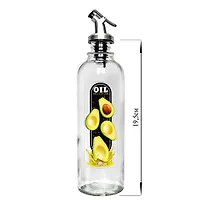 Бутылка цилиндр для масла с пл. дозатором, Oil collection с авокадо, 330 мл, стекло