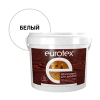 "EUROTEX" (шпатлевка для дерева) белый 1,5кг (80284)