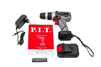 Дрель аккумуляторная PIT PSR18-D3 Promo (20В, 1 Li акк.1,5Ач,2 ск,30Нм,быстр.зарядка,коробка)