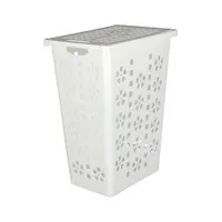 Корзина для белья "Виолетта" 30л. (белый)(уп.6) М1967