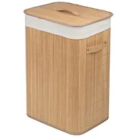 Корзина для белья складная, узкая, с откидной крышкой, 30*40 см (полное открытие) арт.108706