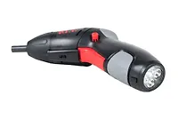 Отвертка аккумуляторная PD03P3.6-006 (3.5Нм, 1.3Ач, биты 15шт, пов. рук,USB зарядка, встр. фонарик)