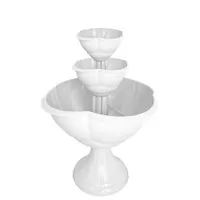 Кашпо 3-х ярусное "Водопад" (белый)"Бриг"