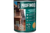 Антисептик лаковый атмосферостойкий алкидный PROFIWOOD орегон 0,7 кг