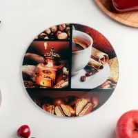 Доска разделочная d=20 см "Кофе" арт.3259629 г.Екатеринбург