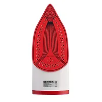 Утюг Centek CT-2350 RED (красн) 2600Вт, КЕРАМИЧЕСКАЯ подошва, ВЫСОКАЯ МОЩНОСТЬ, 300 мл