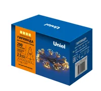 Гирлянда светодиодная «Звезда» ULD-S0250-200/STA WARM WHITE IP44 STARBURST UL-00008564