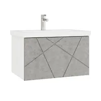 Тумба Vigo Geometry 700-0-1 подвесная, бетон (под умывальник Como-70)