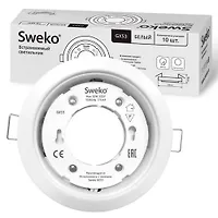 Светильник встраиваемый Sweko SDOT-D106H4-GX53-WH-10