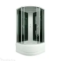 Душевая кабина ERLIT ER3510ТP-C2-RUS 100*100*215 тонированное стекло, высокий поддон, Россия